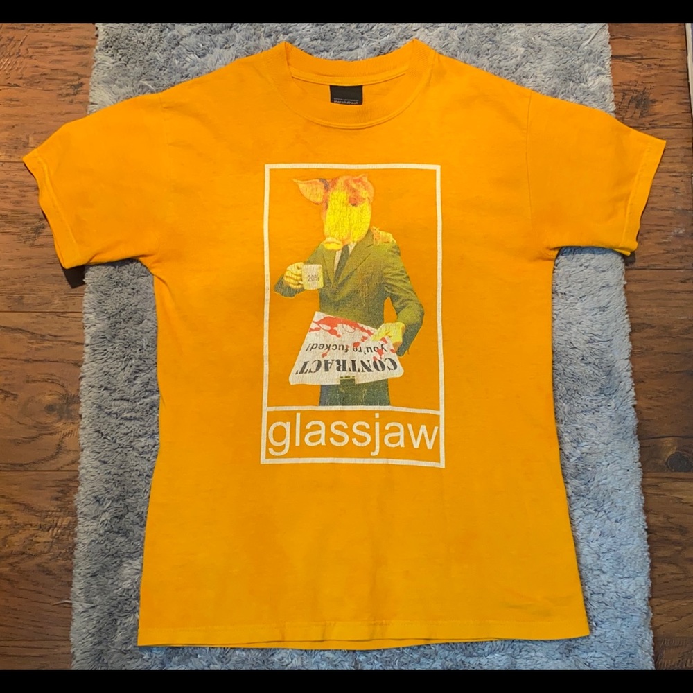 00s vintage Glassjaw Dinner Is On Us tshirt